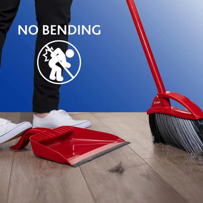 Powercorner Pet Pro Broom with Step-On Dust Pan